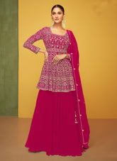 Attractive Salwar Suit in Pink Colour